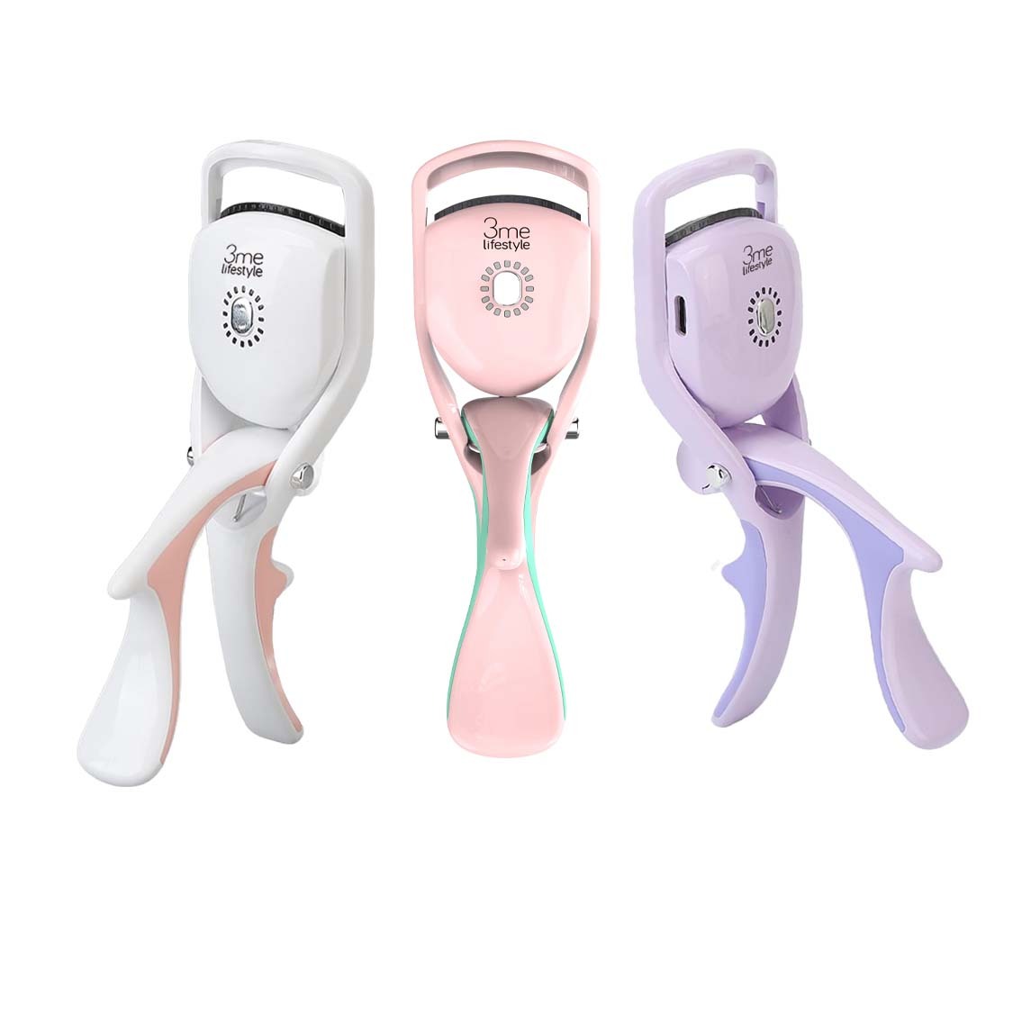 3 Temperature Control Heated Eyelash Curlers