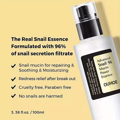 Snail Mucin Power Essence Moisturiser, 100ml Snail Mucin