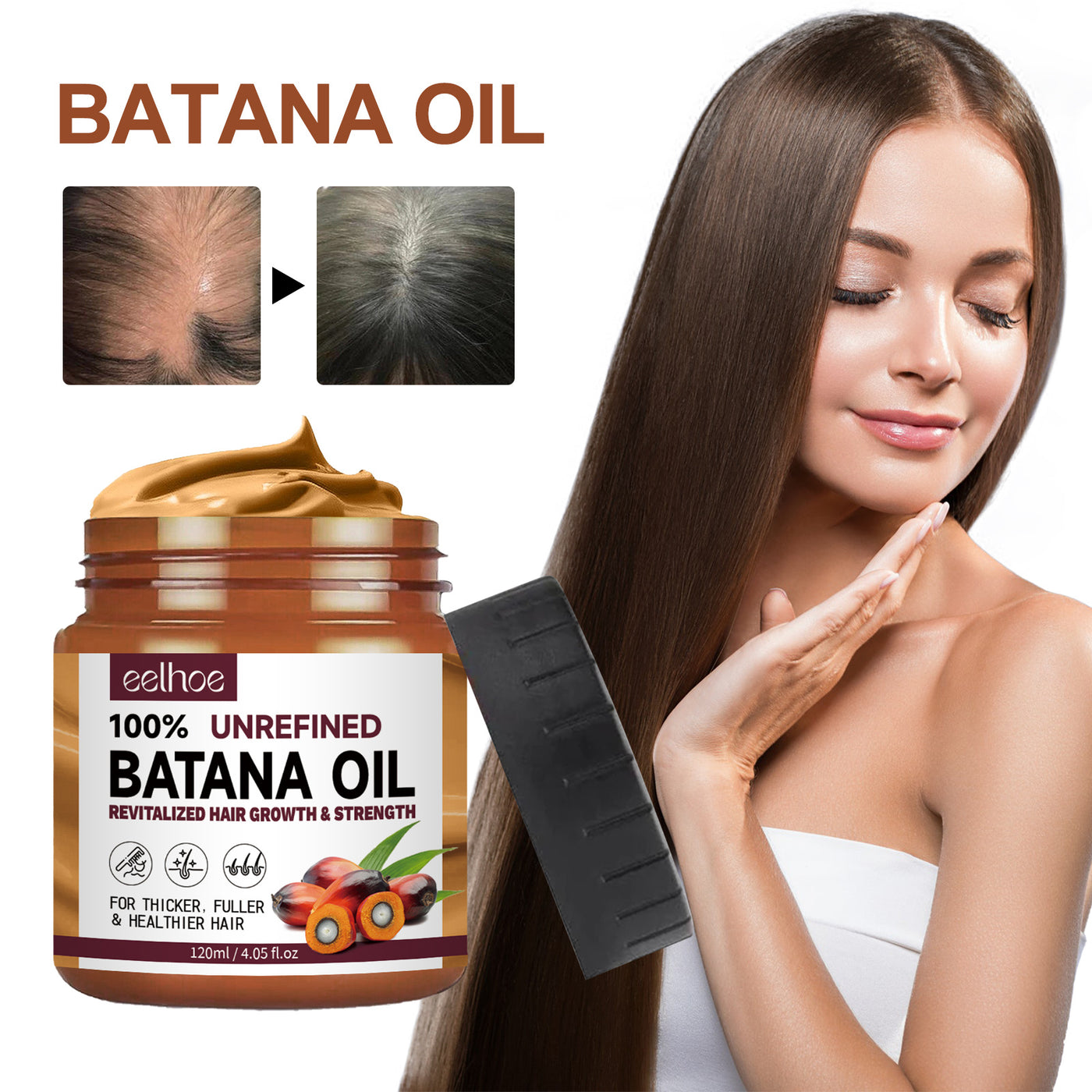 Natural Batana Oil, Dr. Sebi Batana Oil From Honduras