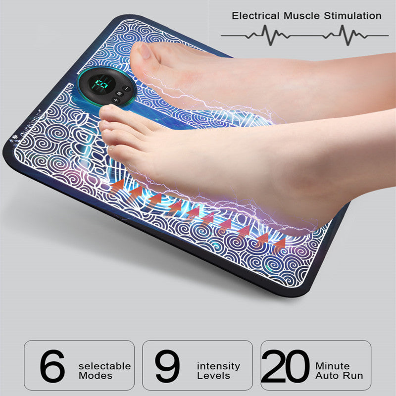 Ems Foot Massager Mat Tens Fisioterapia Electric Foot Cushion